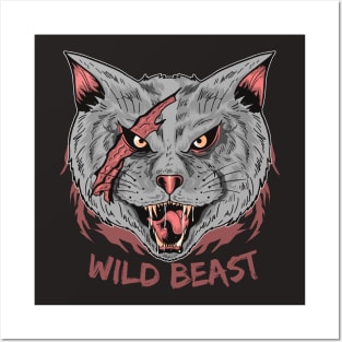 Wild cat Posters and Art